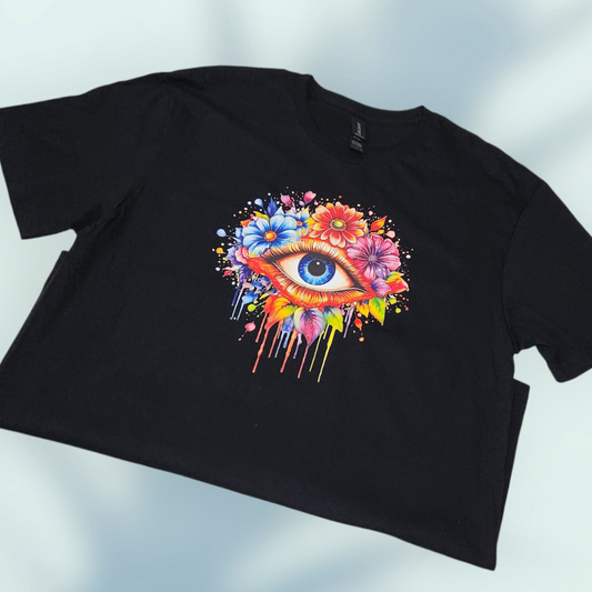 Flower Eye Gildan Softsyle T-Shirt